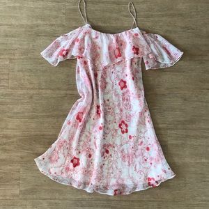 Tibi Sz 4 6 Off-the-Shoulder printed dress